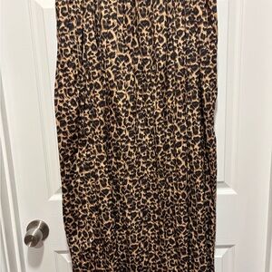Leopard Print Women's Skirt